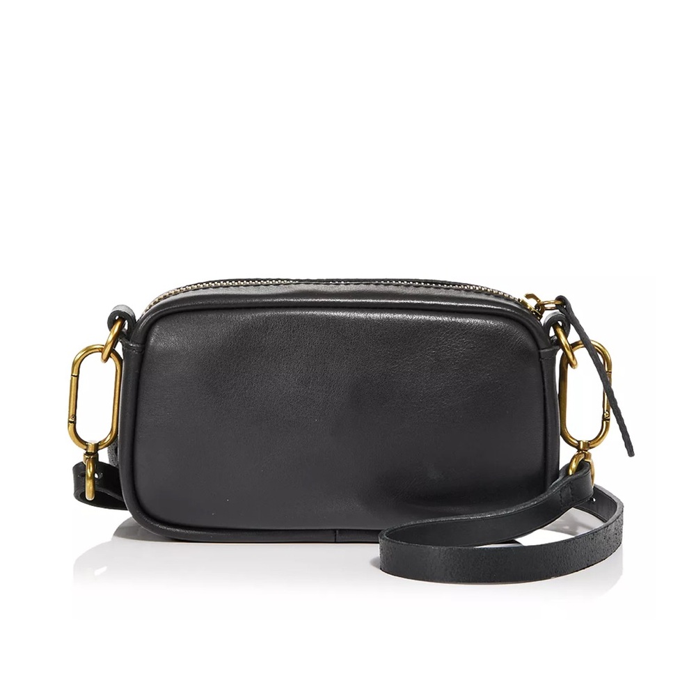 Madewell Essentials Carabiner Mini Leather Crossbody Bag